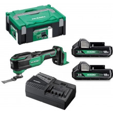 HiKOKI CV18DAWRZ Akkus Multi szerszám MultiTool (18V/2x2,0Ah) HITBOX