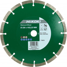 HiKOKI 773073 Egyetemes gyémántkorong 230x22,23x10mm