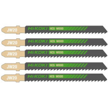 HiKOKI 750021 HCS fűrészlap dekopírfűrészhez, fa, 100,4/75x9,5x1,25 mm, 5 db