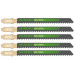 HiKOKI 750021 HCS fűrészlap dekopírfűrészhez, fa, 100,4/75x9,5x1,25 mm, 5 db