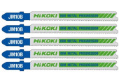HiKOKI 750031 BIM Fűrészlap fához és fémhez dekopírfűrészhez, 132/105×10×1,25 mm, 5 db