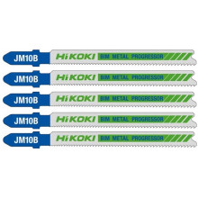 HiKOKI 750031 BIM Fűrészlap fához és fémhez dekopírfűrészhez, 132/105×10×1,25 mm, 5 db