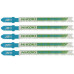 HiKOKI 750040 HSS Fűrészlap fémhez dekopírfűrészhez, 91,5/65×7,5×1 mm, 5 db