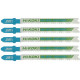 HiKOKI 750040 HSS Fűrészlap fémhez dekopírfűrészhez, 91,5/65×7,5×1 mm, 5 db