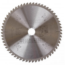 HiKOKI 752469 TCT Körfűrészlap, 255x30mm, Z60 TCG