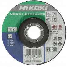HiKOKI 752521 Vágókorong fém (süllyesztett) 115x22,23x2,5mm
