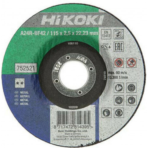 HiKOKI 752522 Vágókorong fém (süllyesztett) 125x22,23x2,5mm