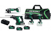 HiKOKI KC18DEWHZ Akkus gépszett DS18DE+WH18DC+G1813DA+DH1826DA (18V/3x5,0Ah) táska