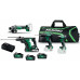 HiKOKI KC18DEWHZ Akkus gépszett DS18DE+WH18DC+G1813DA+DH1826DA (18V/3x5,0Ah) táska