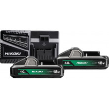 HiKOKI UC18YFSLWEZ Akkumulátor és töltő készlet (18V/2x 4,0Ah)