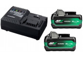 HiKOKI UC18YSL3WHZ MultiVolt Akkumulátor és töltő szett (18/36V/2x5,0/2,5Ah)