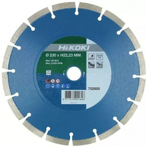 HiKOKI 752852 Gyémánt szegmenses vágótárcsa 125x22,2x10mm