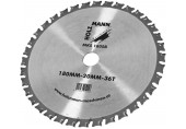 Holzmann TCT Körfűrészlap 180 x 1,9 / 1,6 x 20 mm, Z36 MKS180SB