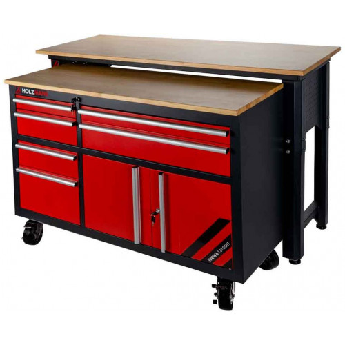 Holzmann Szerszámoskocsi és munkaasztal szett WEWA1216SET