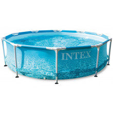 INTEX Beachside Metal Frame Pool fémvázas medence vízforgató nélkül, 305 x 76 cm 28206NP