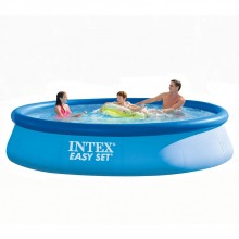 INTEX Easy Set Pool felfújható medence vízforgató nélkül, 396 x 84 cm 28143NP