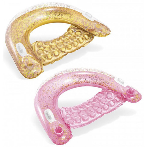 INTEX Glitter Floats felfújható fotel, arany 56831EU INTEX Glitter Floats felfújható fotel, arany 56831EU