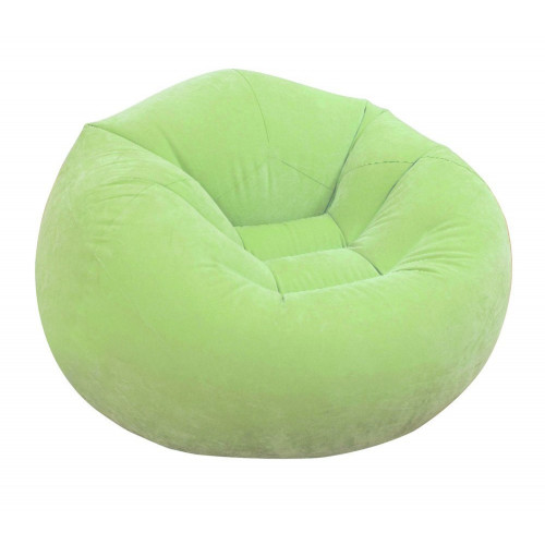 INTEX Beanless Bag Chair felfújható zöld fotel 107 x 104 x 69 cm 68569