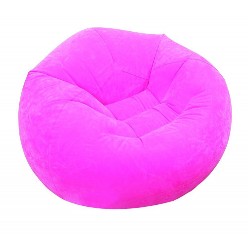 INTEX Beanless Bag Chair felfújható rózsaszín fotel 107 x 104 x 69 cm 68569