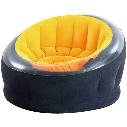INTEX Empire Chair Felfújható fotel, narancssárga, 112 x 109 x 69 cm 68582