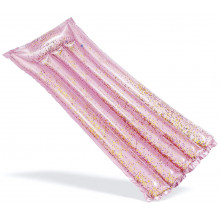 INTEX felfújható glitteres gumimatrac, 170 x 53 x 15 cm, rózsaszín 58720EU