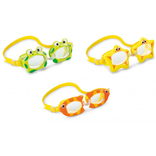 INTEX Fun Goggles gyerek úszószemüveg, sárga 55603