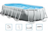 INTEX Prism Frame Pools fémvázas medence vízforgatóval, 503 x 274 x 122 cm 26796GN