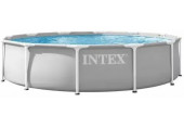 INTEX 26710NP PRISM FRAME Premium kör alakú medence366×76cm szűrőberendezés nélkül 26710ND