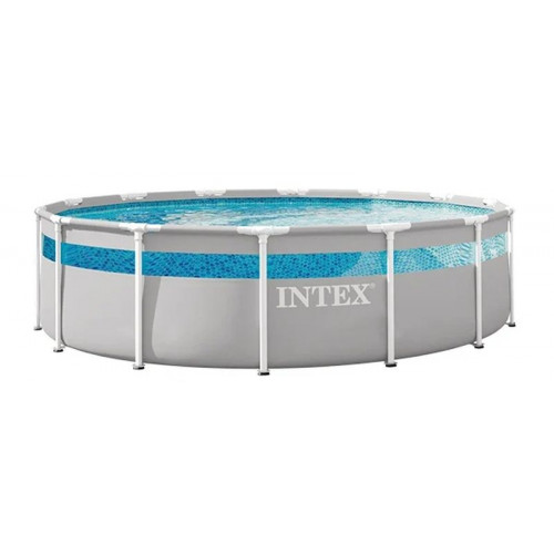 INTEX Prism Frame Clearview Premium Fémvázas medence szett, 427 x 107 cm 26722NP