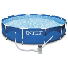 INTEX Metal Frame Pool medence vízforgatóval, 366 x 76 cm 28212NP