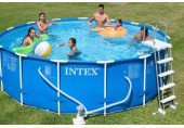 INTEX Metal Frame Pools fémvázas medence szett, 457 x 122 cm 28242GN SÉRÜLT CSOMAGOLÁS