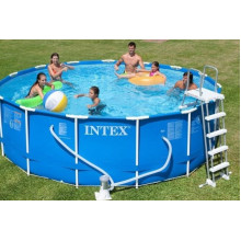 INTEX Metal Frame Pools fémvázas medence szett, 457 x 122 cm 28242GN SÉRÜLT CSOMAGOLÁS