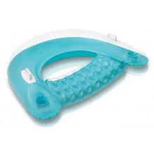 INTEX Sit´n Float Beülős matrac, 152 x 99 cm, kék 58859EU