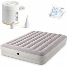 INTEX Queen Prestige Mid-Rise Felfújható ágy, 203 x 152 x 30 cm 64179