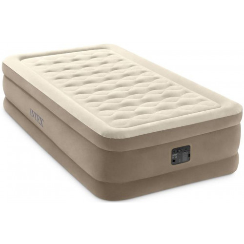 INTEX Twin Ultra Plush Airbed Felfújható ágy, 99 x 191 x 46 cm 64426NP