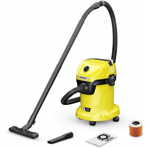 Kärcher WD 3-18 Battery Akkus száraz-nedves porszívó (18V/akku nélkül/17L) 1.628-550.0