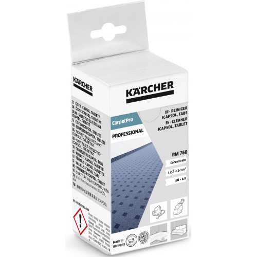 Kärcher RM 760 CarpetPro Szőnyegtisztító iCapsol, 16 tabletta 6.295-850.0 Kärcher RM 760 CarpetPro Szőnyegtisztító iCapsol, 16 tabletta 6.295-850.0