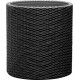 KETER MEDIUM CYLINDER PLANTER műrattan virágláda, antracit 229123 (17197835)