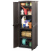 KIÁRUSÍTÁS CURVER RATTAN STYLE TALL SHED Kerti szekrény, 70 x 50 x 179 cm, barna 231231 SÉ