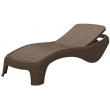 KETER ATLANTIC műrattan napozóágy, capuccino 217340 (17199231)