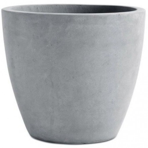 KETER BETON L Műanyag kerek virágcserép, 40 x 38 cm, világosszürke 242850