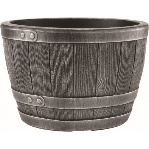 STEWART BLENHEIM HALF BARREL 22L Virágtartó, 40 x 27 cm, ónötvözet 238969