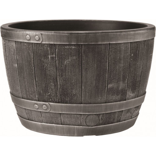 STEWART BLENHEIM HALF BARREL 81L Virágtartó, 61 x 42 cm, ónötvözet 238972