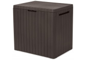 KETER CITY BOX műanyag kerti tároló 113L, barna 246942 (17208324)