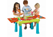 KETER CREATIVE FUN TABLE műanyag kerti játék asztal, türkiz/piros 231588 (17184058)