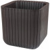 KETER CUBE PLANTER L virágtartó, whiskey barna 229533 (17201220)