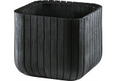 KETER CUBE PLANTER M virágtartó, antracit 230227 (17202066)