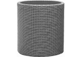 KETER SMALL CYLINDER PLANTER műrattan virágláda, ezüst szürke 224124 (17197833)