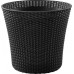 KETER CONIC PLANTER virágtartó 56,5L, antracit 231356 (17202754)