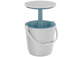 KETER GO BAR műanyag kerti italtartó asztal, fehér/kék 246855 (17209508)